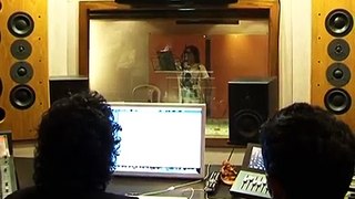Kailash Kher recording a new item number for the upcoming film SAALI KHUSHI