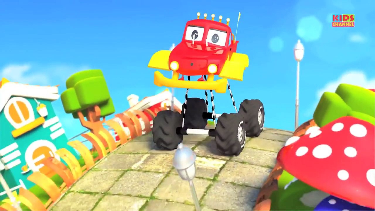 Cars Nursery Rhymes, Songs And Videos | Little Red Car