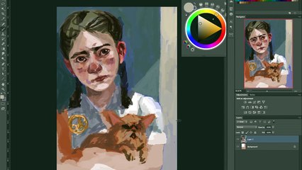 Speed Drawing: The Hunger Games: Catching Fire - Primrose Everdeen HD