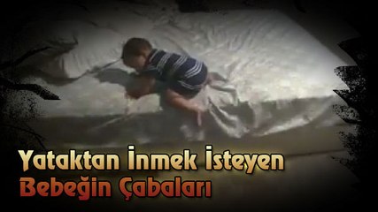 Yataktan İnmek İsteyen Bebek