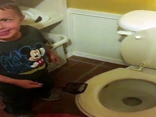 Mom Flushes Fish Still Alive Funny Video