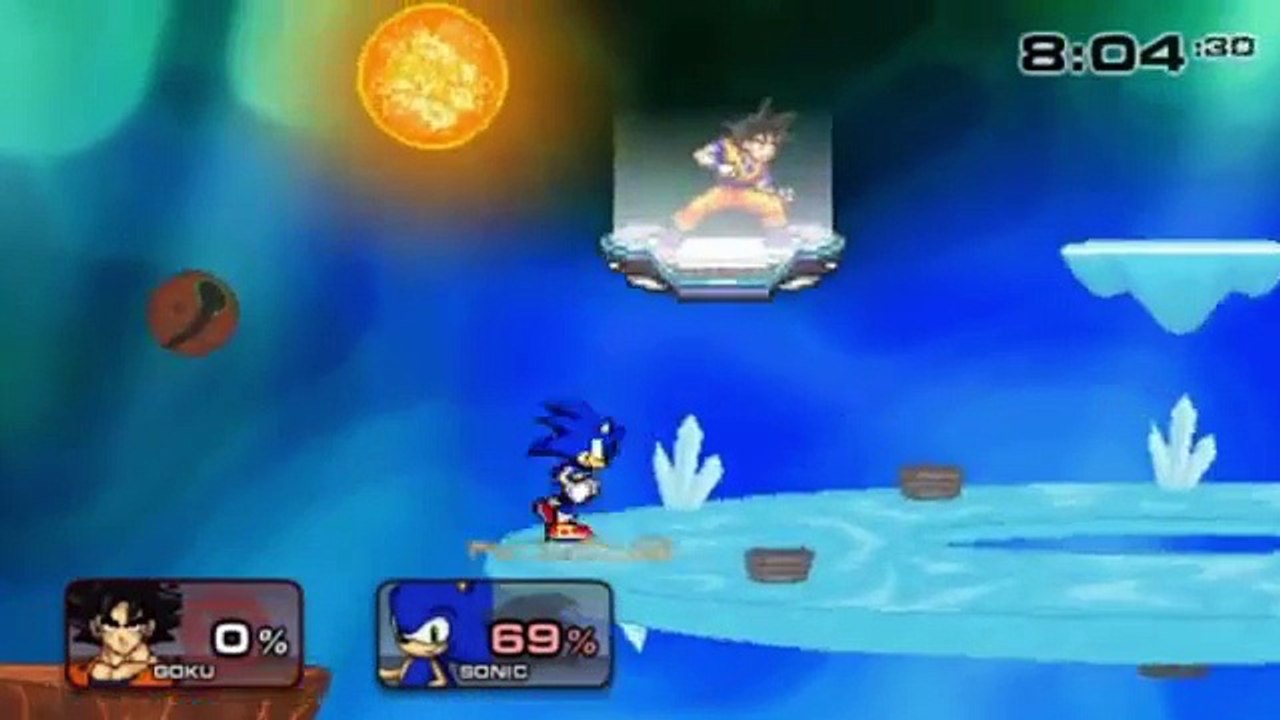 Goku Vs Sonic Epico / Super Smash Flash 2