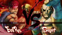 Daigo Umehara (Evil Ryu) vs Bonchan (Sagat) - USF4 - TL5A Round12 Final Battle1