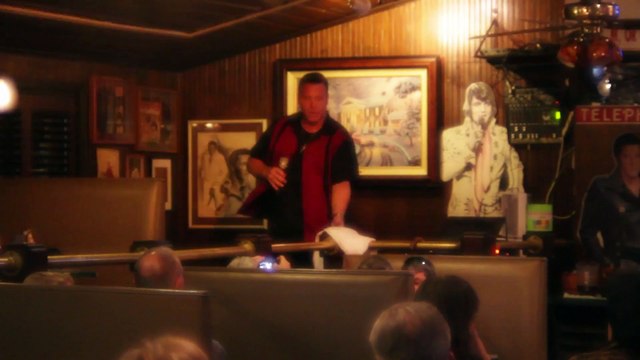 Scott Michael sings 'How Great Thou Art' Marlowes Elvis Week 2014