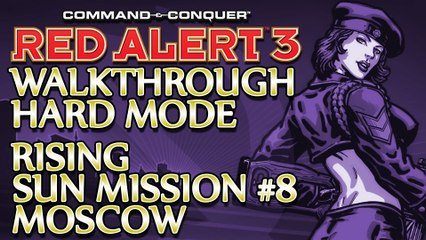 Ⓦ Command and Conquer: Red Alert 3 Walkthrough ▪ Hard - Rising Sun Mission 8 ▪ Moscow