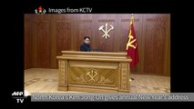 North Korean leader Kim Jong-Un gives annual New Year's address