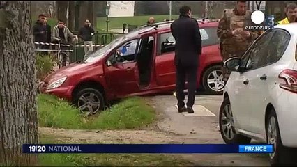 Car drives at soldiers on guard outside Mosque in southern France