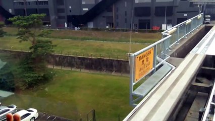 Train travel along BUKIT PANJANG