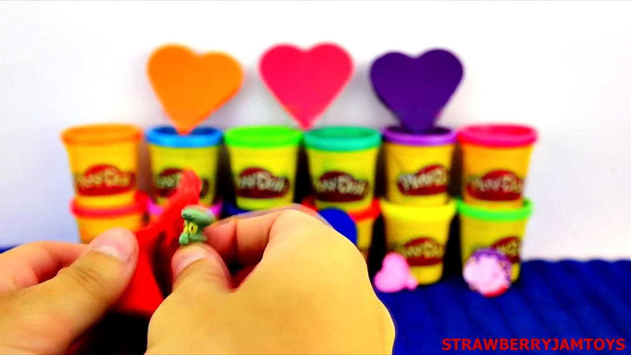 Happy Valentine's Day! Play Doh Hearts Thomas and Friends Peppa Pig Cars 2 Kinder Surprise Eggs