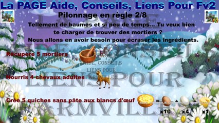 Farmville 2 La mission du 05 janvier 2016 et la construction du jardin d'hiver