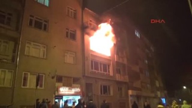 Konya - Apartman Dairesi Alev Alev Yandı