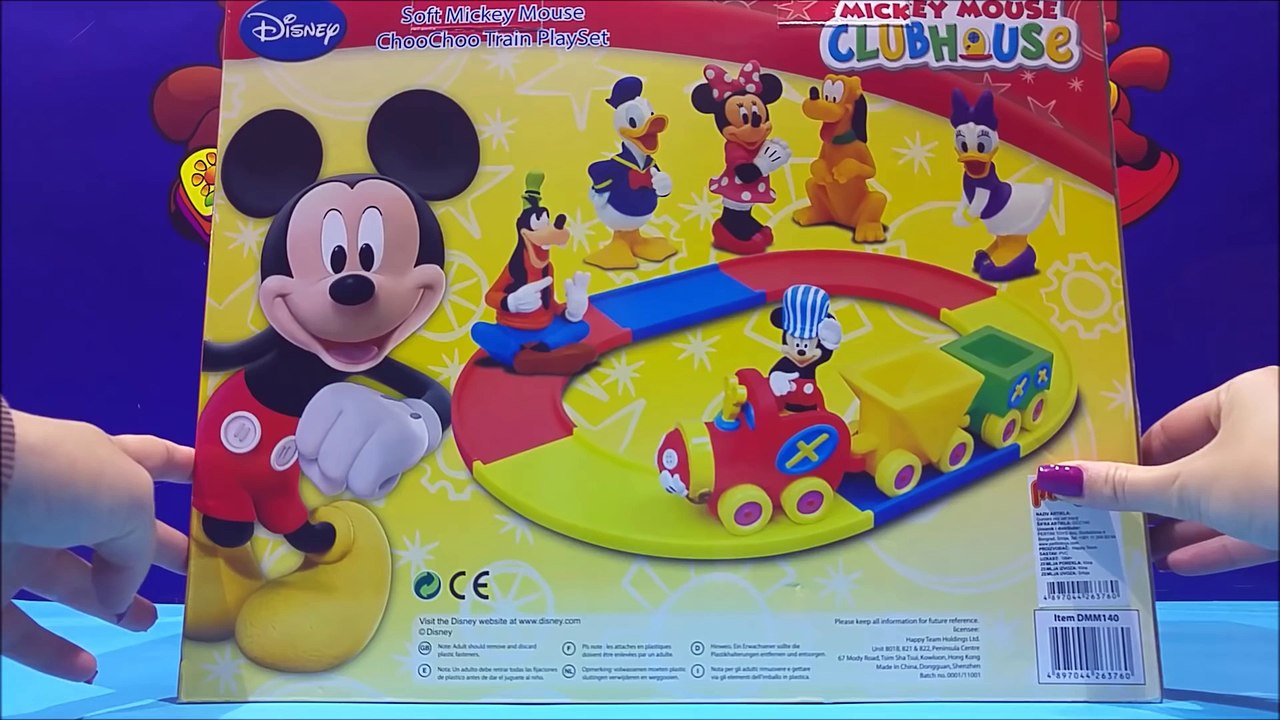 Disney Mickey Mouse Clubhouse Toys Choo Choo Train Playset Video by Toys For Kids Worldwide