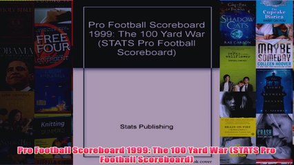 Pro Football Scoreboard 1999 The 100 Yard War STATS Pro Football Scoreboard