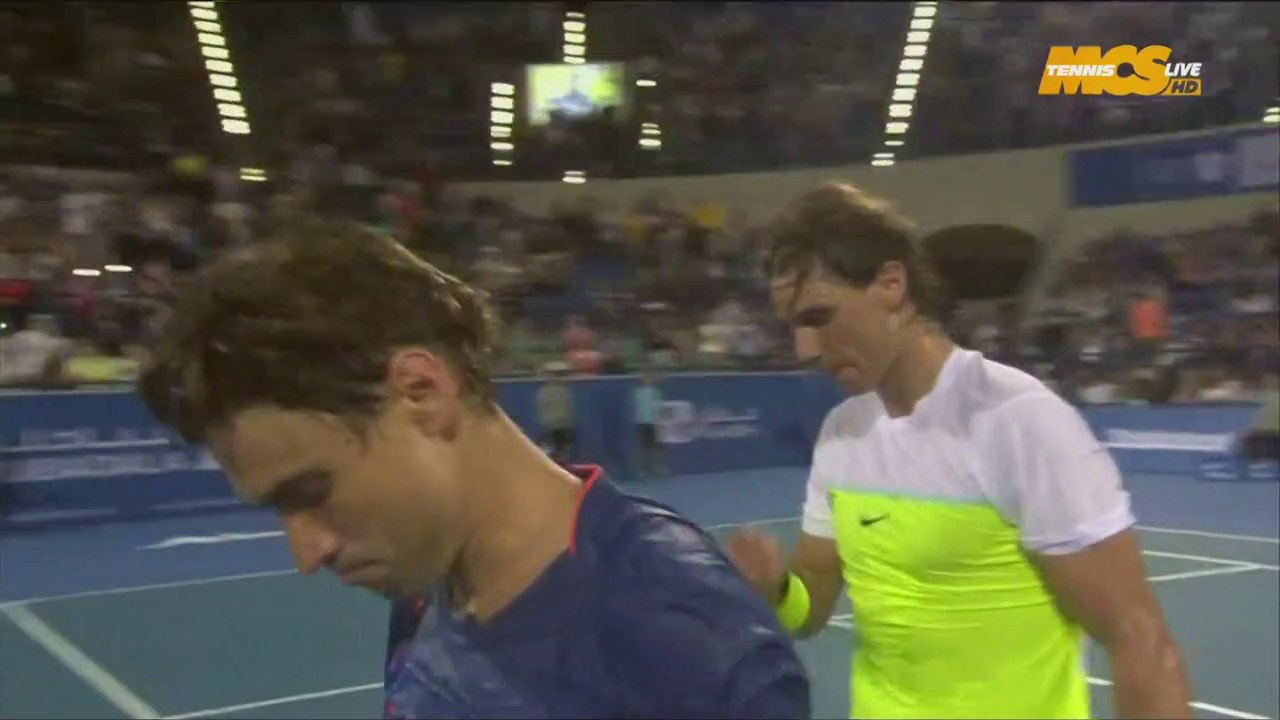 Nadal vs Ferrer, Abu Dhabi Exhibition 2016 (1/2 Finale), Highlights HD - Mubadala World Tennis Championship
