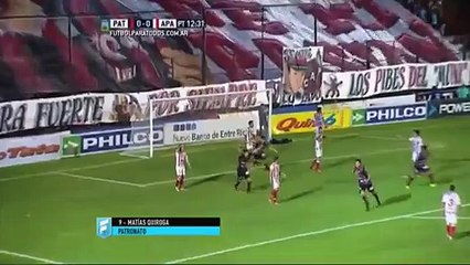 Gol de Quiroga. Patronato 1 - Atlético Paraná 0. Fecha 42. B Nacional 2015. FPT