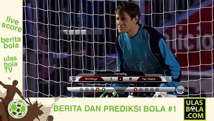Video lucu kiper mukanya kena bola setiap tendangan penalti