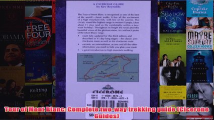 Tour of Mont Blanc Complete twoway trekking guide Cicerone Guides