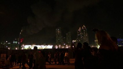 Großbrand im Address Downtown Hotel in Dubai - thumbnail