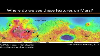 Water Flowing on Present Day Mars