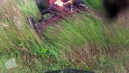 Kid Freaks Out After Go Kart Catches Fire | Hot Wheels