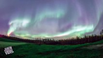 Gorgeous Time Lapse | Northern Lights Show
