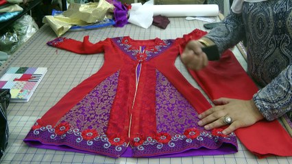 childs frock made from remnants