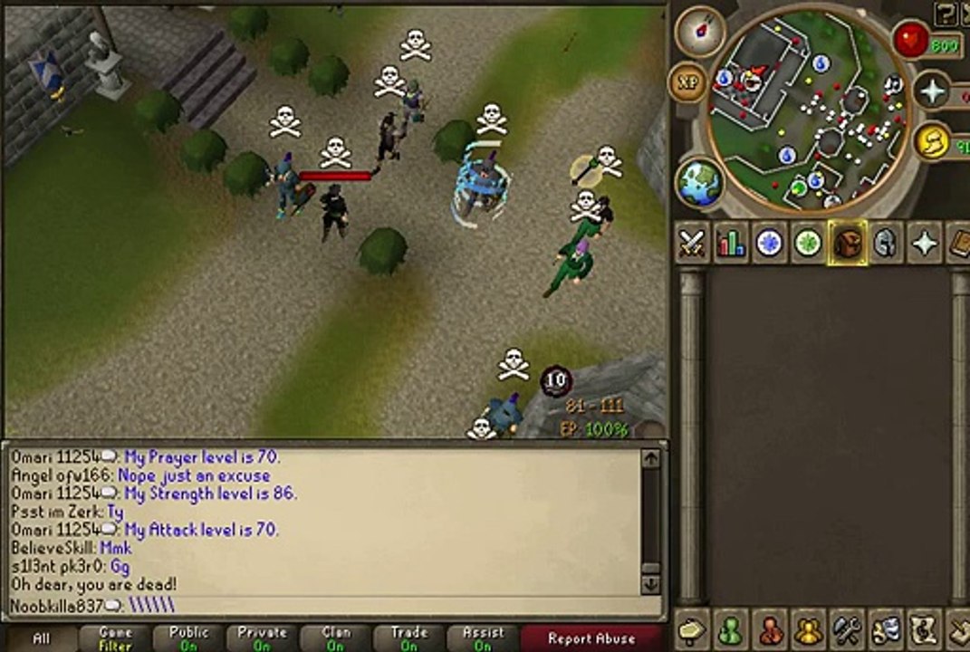 Noobkilla837 Dies In PVP Worlds! BULLSHIT!