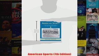 American Sports 7th Edition