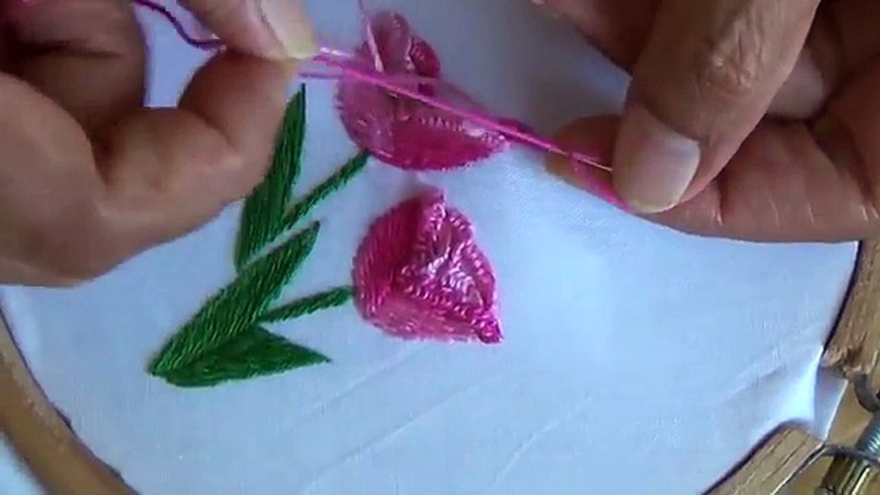 Hand Embroidery_ Tulip Stitch
