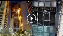 What Was Happening Inside The Hotel Was On Fire Near Burj Khalifa
