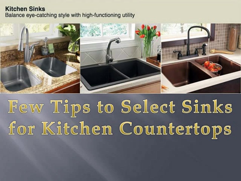 Tips to Select Sinks for Kitchen Countertops in Georgia