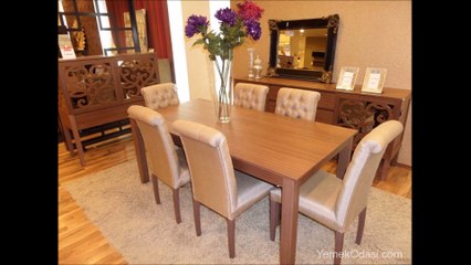 2016 Tepe Home Country yemek odası modelleri