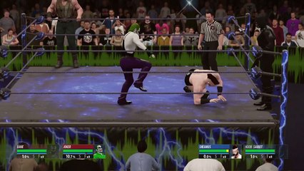 WWE 2K16 mr j  & bane v sheamus and noob saibot