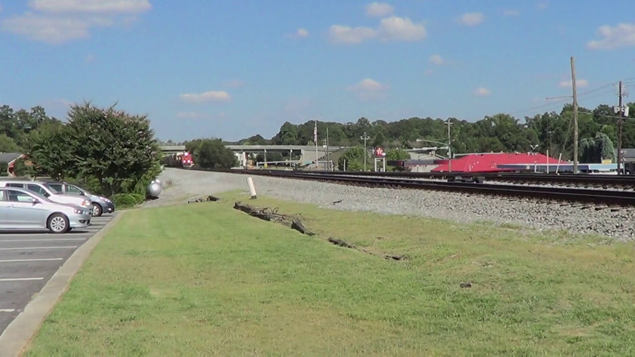 4-27-14 4:31 PM NS 288 NB through Austell Ga. with Heritaige Unit
