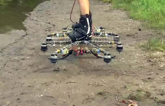 A canadian has invented a hoverboard that actually flies