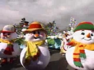 Ashanti Performing Winter Wonderland @ Disney Parade