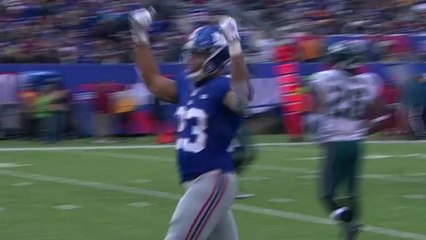 Rashad Jennings up the middle for 21 yards