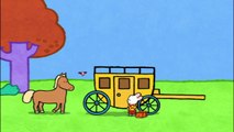 Dibujos animados para niños - Louie dibújame una diligencia HD