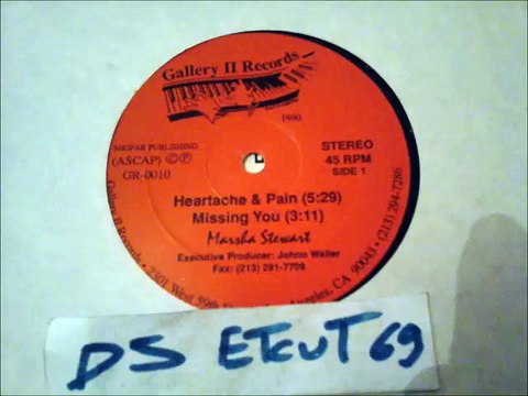 MARSHA STEWART -MISSING YOU(RIP ETCUT)GALLERY II REC 80's
