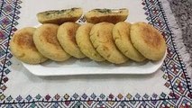 Harcha au Lait Semolina Bread حرشة بالحليب والجبن ساهلة وبنينة من المطبخ المغربي مع ربيعة
