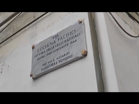 Napoli - Una strada intitolata a Luciana Pacifici, vittima delle leggi razziali (18.11.15)
