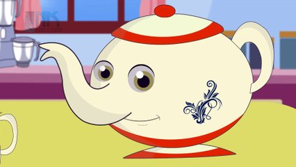 Cartoon Animation Nursery Rhyme With Lyrics | I Am Little Teapot | Kids Song