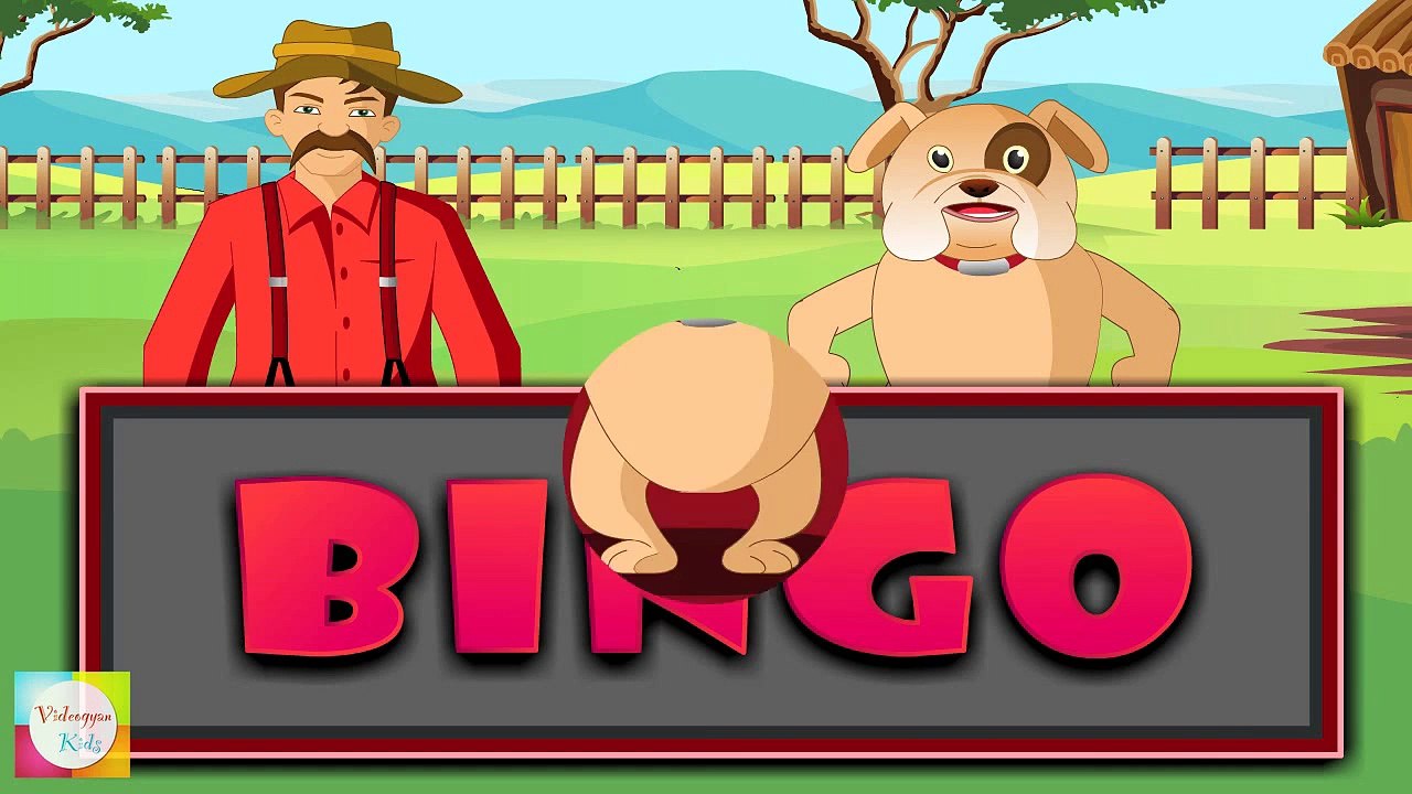 BINGO Dog Song Nursery Rhymes | Animation Rhymes and Songs For Children