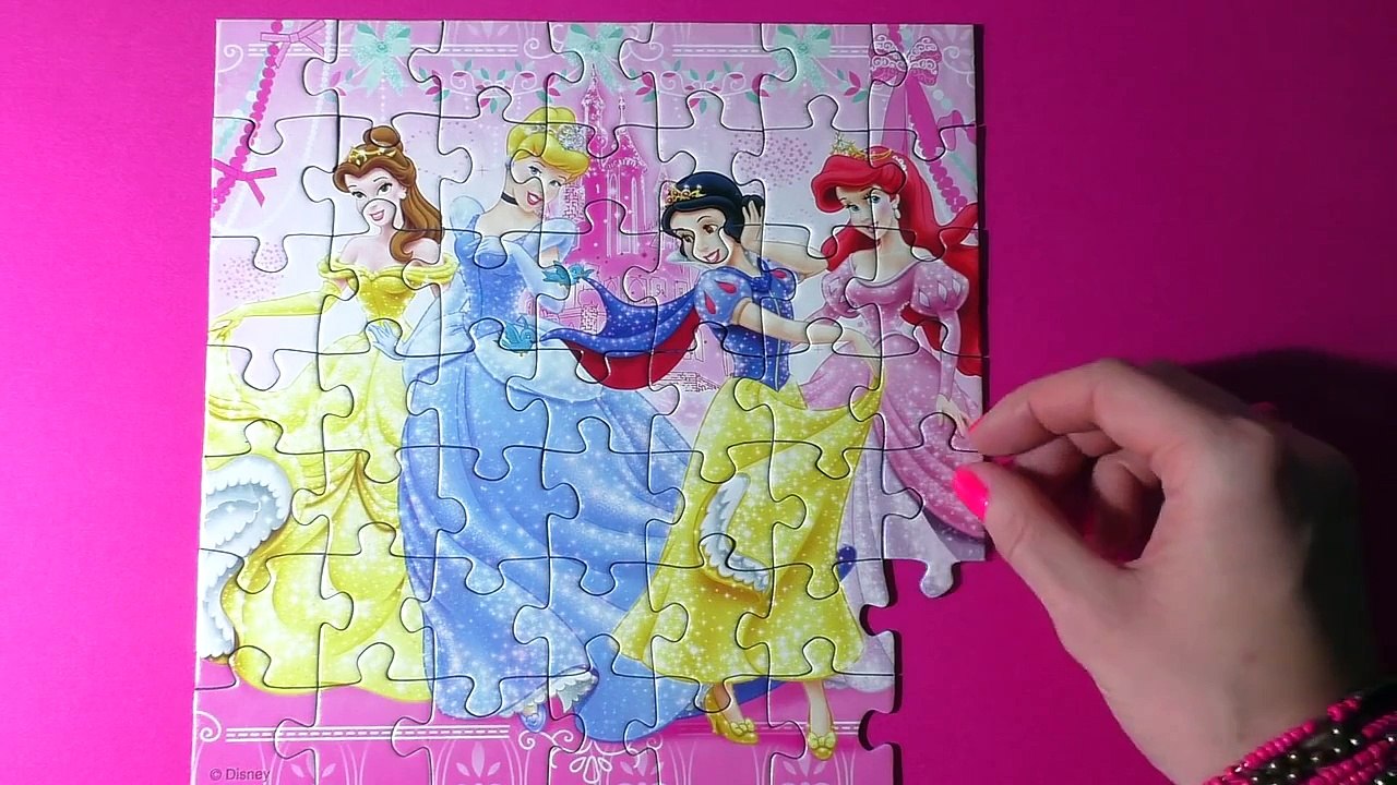 Disney Princess Jigsaw Puzzle Games Ravensburger Rompecabezas Play Kids Toys Learning Activities