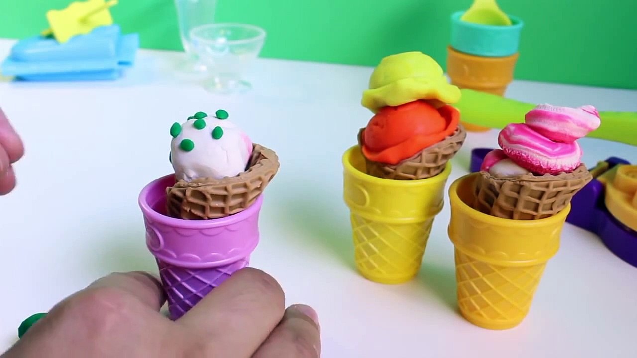 Play Doh Popsicles Ice Cream Play Doh Scoops n Treats Playdough Rainbow Popsicle Hasbro Toys Revi