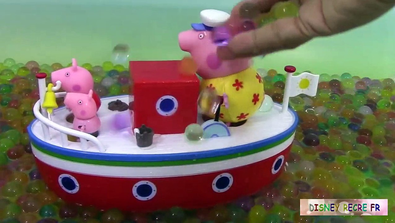 Bateau de vacances de Papy Pig Jouets de Peppa Pig ♥ Grandpa Pig