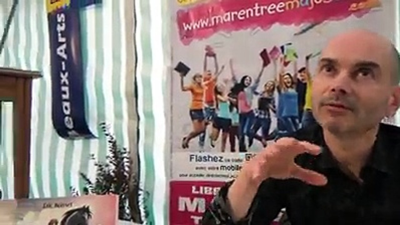 Interview d'Éric Boisset lors des 175 (sic !) ans de la librairie Birmann-Majuscule