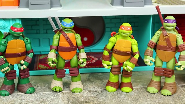 Ninja Turtles Make Play Doh Weapons Raph Psi and Leo Sword with Mikey Nunchucks and Donnie Staff
