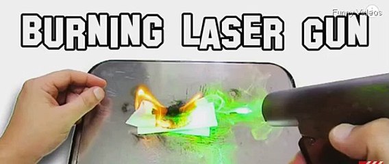 How to Make Burning Laser Gun
