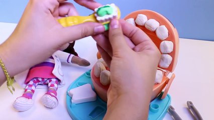 Play Doh Doctor Drill N Fill Playset w/ Doc McStuffins Dentist Hasbro Toys Playset Juego de Dentist